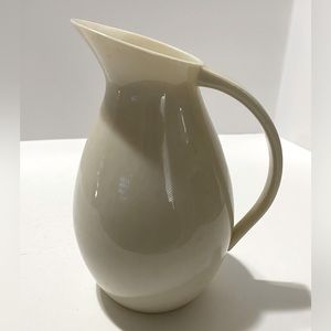 Lenox Cream Ivory Small Pitcher Creamer MCM USA 6.75" Vintage Sloped Spout
